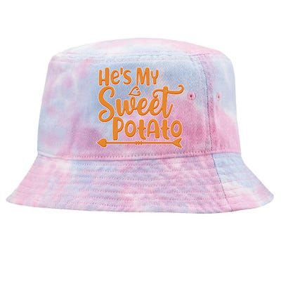 He's My Sweet Potato Tie-Dyed Bucket Hat