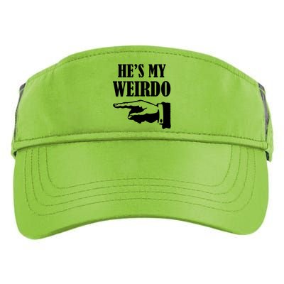 He's My Weirdo Adult Drive Performance Visor