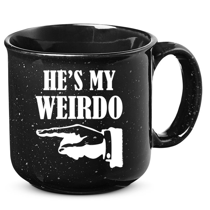 He's My Weirdo 15oz Campfire Ceramic Mug
