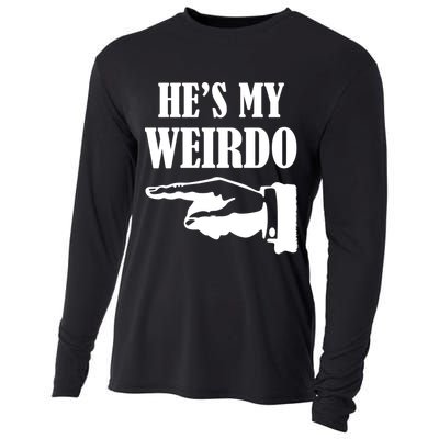He's My Weirdo Cooling Performance Long Sleeve Crew