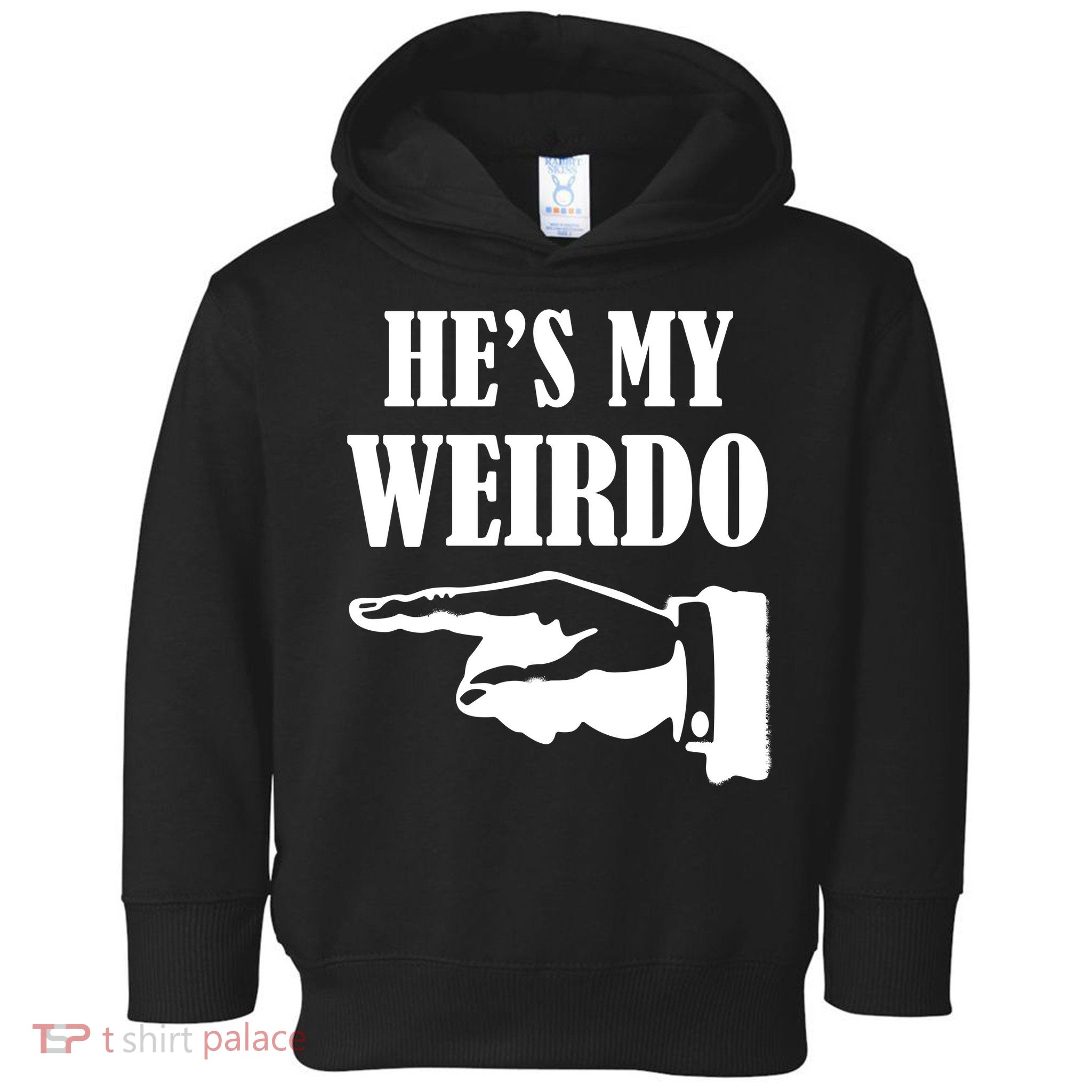 He's My Weirdo Toddler Hoodie