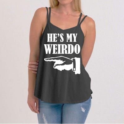 He's My Weirdo Women's Strappy Tank