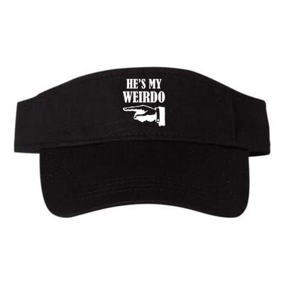 He's My Weirdo Valucap Bio-Washed Visor