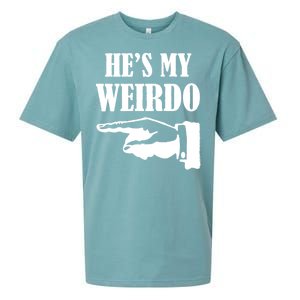 He's My Weirdo Sueded Cloud Jersey T-Shirt