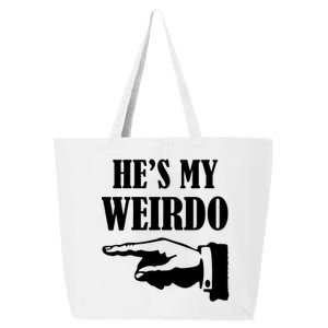 He's My Weirdo 25L Jumbo Tote