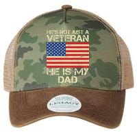 He's Not Just A Veteran Dad He Is My Dad Legacy Tie Dye Trucker Hat