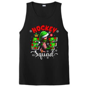 Hockey Elf Squad Christmas Player Team Sports Lover Cool Gift PosiCharge Competitor Tank