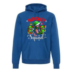 Hockey Elf Squad Christmas Player Team Sports Lover Cool Gift Premium Hoodie