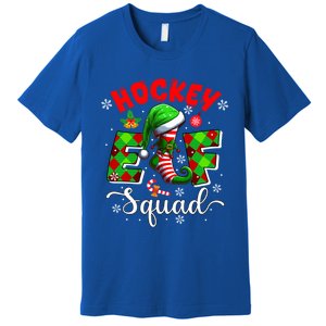 Hockey Elf Squad Christmas Player Team Sports Lover Cool Gift Premium T-Shirt