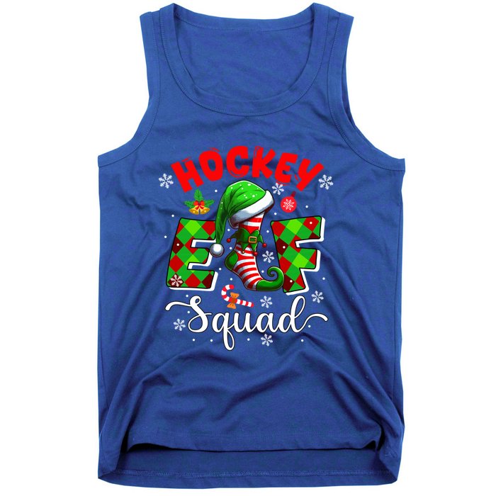 Hockey Elf Squad Christmas Player Team Sports Lover Cool Gift Tank Top