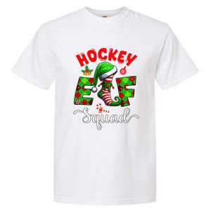 Hockey Elf Squad Christmas Player Team Sports Lover Cool Gift Garment-Dyed Heavyweight T-Shirt