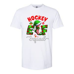 Hockey Elf Squad Christmas Player Team Sports Lover Cool Gift Softstyle CVC T-Shirt