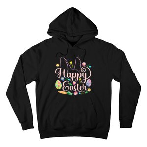 Happy Easter Sayings Egg Bunny Hoodie