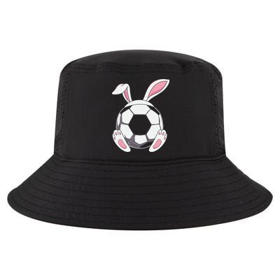 Happy Easter Soccer Bunny Ears Funny Egg Cool Comfort Performance Bucket Hat