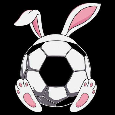 Happy Easter Soccer Bunny Ears Funny Egg T-Shirt