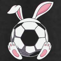 Happy Easter Soccer Bunny Ears Funny Egg Adult Drive Performance Visor