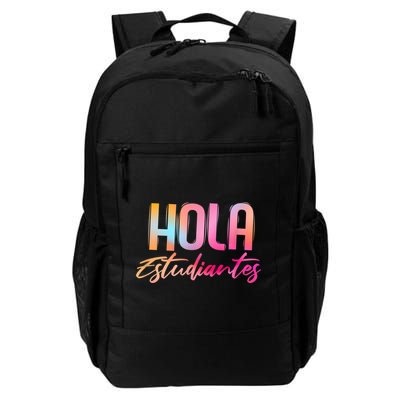 Hola Estudiantes Spanish Teacher Funny Back To School Backpack