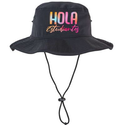 Hola Estudiantes Spanish Teacher Funny Back To School Legacy Cool Fit Booney Bucket Hat