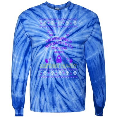 Horror Evil Spirit Board Possession Halloween Funny Gift Tie-Dye Long Sleeve Shirt