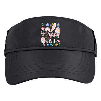 Happy Easter Sayings Egg Bunny Adult Drive Performance Visor