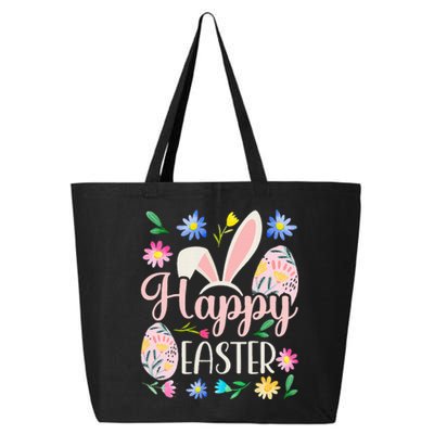 Happy Easter Sayings Egg Bunny 25L Jumbo Tote