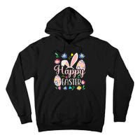 Happy Easter Sayings Egg Bunny Tall Hoodie