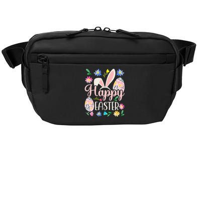 Happy Easter Sayings Egg Bunny Crossbody Pack