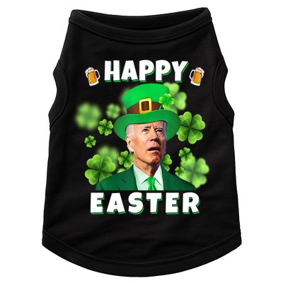 Happy Easter St Patrick's Day Confused Joe Biden Funny Doggie Tank