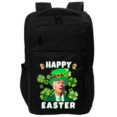 Happy Easter St Patrick's Day Confused Joe Biden Funny Impact Tech Backpack