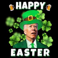 Happy Easter St Patrick's Day Confused Joe Biden Funny Backpack