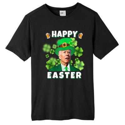 Happy Easter St Patrick's Day Confused Joe Biden Funny Tall Fusion ChromaSoft Performance T-Shirt