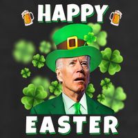 Happy Easter St Patrick's Day Confused Joe Biden Funny 15oz Campfire Ceramic Mug