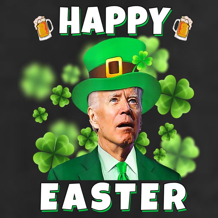Happy Easter St Patrick's Day Confused Joe Biden Funny 15oz Campfire Ceramic Mug