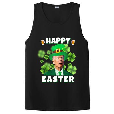 Happy Easter St Patrick's Day Confused Joe Biden Funny PosiCharge Competitor Tank