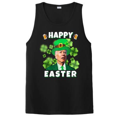 Happy Easter St Patrick's Day Confused Joe Biden Funny PosiCharge Competitor Tank