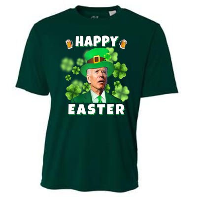 Happy Easter St Patrick's Day Confused Joe Biden Funny Cooling Performance Crew T-Shirt