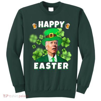 Happy Easter St Patrick's Day Confused Joe Biden Funny Sweatshirt