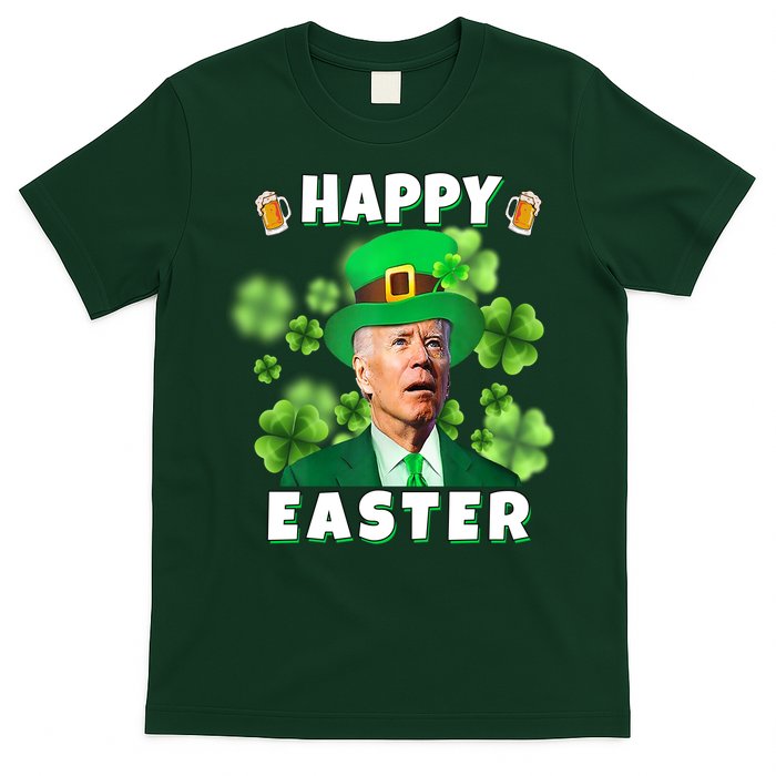 Happy Easter St Patrick's Day Confused Joe Biden Funny T-Shirt