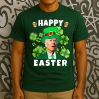 Happy Easter St Patrick's Day Confused Joe Biden Funny T-Shirt