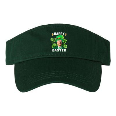 Happy Easter St Patrick's Day Confused Joe Biden Funny Valucap Bio-Washed Visor