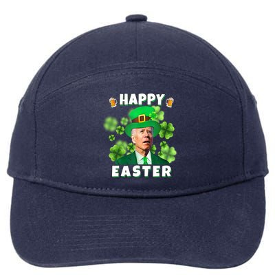 Happy Easter St Patrick's Day Confused Joe Biden Funny 7-Panel Snapback Hat