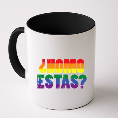Homo Estas Spanish Mexican Funny Pride Ally Month Mug