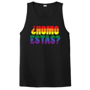 Homo Estas Spanish Mexican Funny Pride Ally Month PosiCharge Competitor Tank