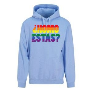 Homo Estas Spanish Mexican Funny Pride Ally Month Unisex Surf Hoodie