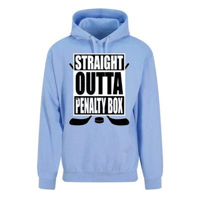 Hockey EnthusiastS Straight Outta The Penaltybox Design Funny Gift Unisex Surf Hoodie