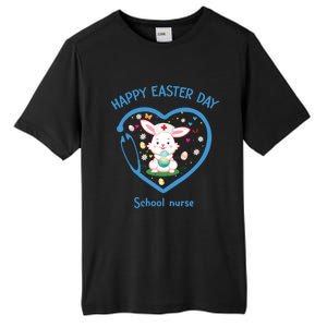 Happy Easter School Nurse Funny Gift Cute Nurse Easter Day Gift Tall Fusion ChromaSoft Performance T-Shirt