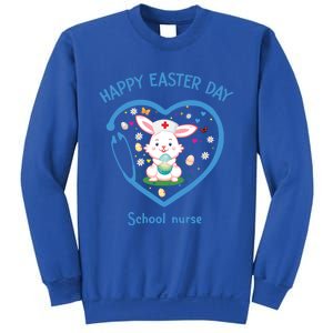 Happy Easter School Nurse Funny Gift Cute Nurse Easter Day Gift Sweatshirt