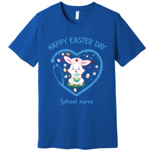 Happy Easter School Nurse Funny Gift Cute Nurse Easter Day Gift Premium T-Shirt