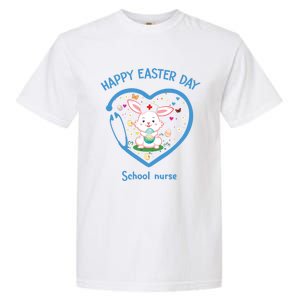 Happy Easter School Nurse Funny Gift Cute Nurse Easter Day Gift Garment-Dyed Heavyweight T-Shirt