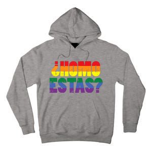 Homo Estas Spanish Mexican Funny Pride Ally Month Tall Hoodie